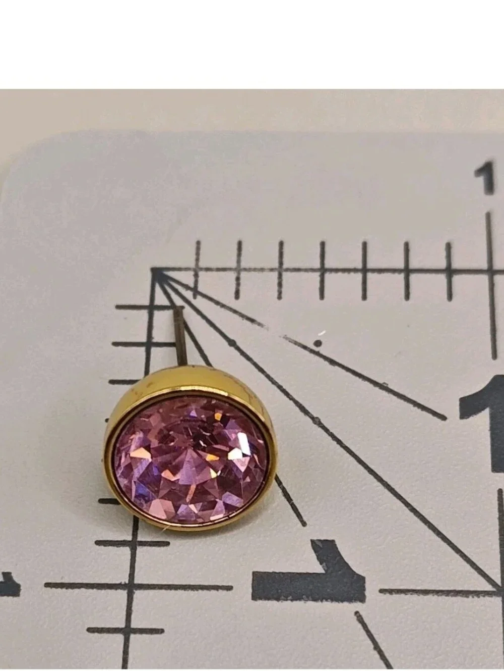 Kate Spade New York Reflecting Pool Light PinkStud Earrings Omega Backs New